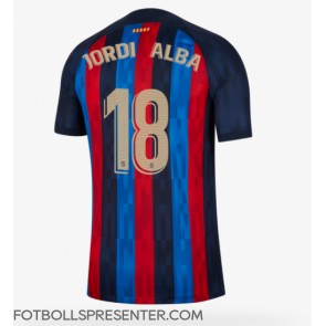 Barcelona Jordi Alba #18 Hemma Matchtröja 2022-23 Kortärmad